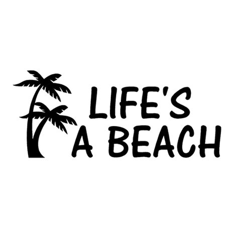 Life's a Beach Laptop Car Truck Vinyl Decal Window Sticker PV265 | Car decals vinyl, Vinyl ...