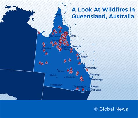 Australia Wildfires Map