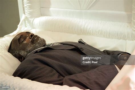 The body of Crips co-founder Stanley "Tookie" Williams lies in a... News Photo - Getty Images