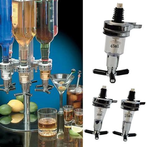 25ml/30ml/45ml Liquor Dispenser Wine Pourer Bottle Wall Mounted Cocktail Juice Beverage Beer ...