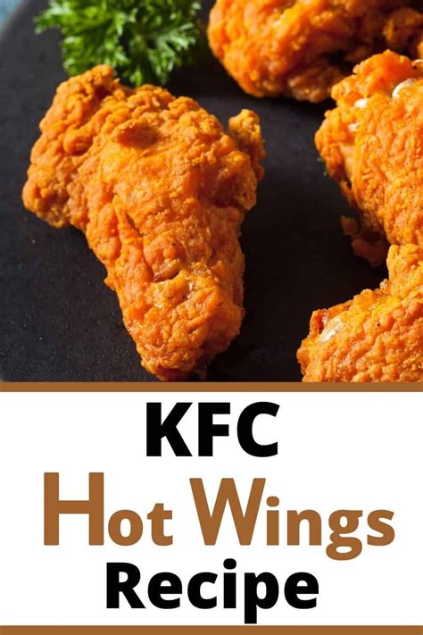 KFC Chicken Wings Recipe » Recipefairy.com | Kfc hot wings recipe, Hot ...