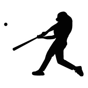 Baseball Batter Silhouette at GetDrawings | Free download