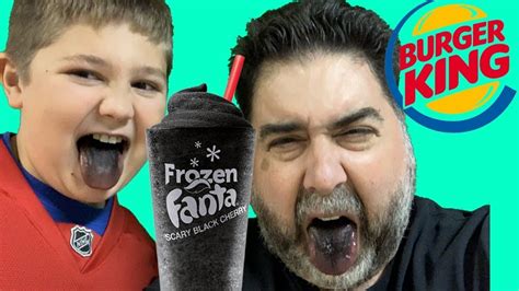 Burger King Scary Black Cherry Frozen Fanta Drink Review | Chris Frezza