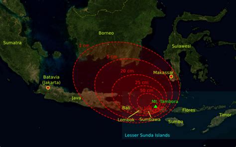 Mount Tambora in 1815: Largest Volcanic Eruption of the Past 10,000 Years | Record history, Year ...