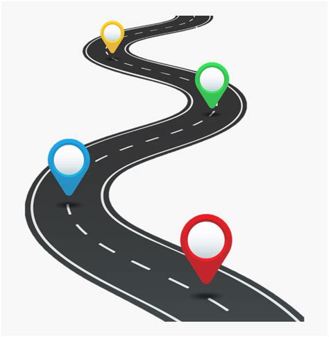 Transparent Career Day Clipart - Road Map, HD Png Download , Transparent Png Image - PNGitem