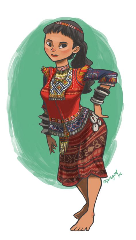 mandaya woman by squeegool on deviantART