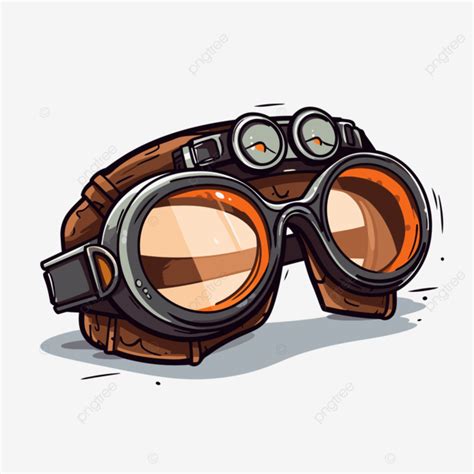 Goggles Clipart Cartoon Steampunk Goggles Vector, Goggles, Clipart, Cartoon PNG and Vector with ...