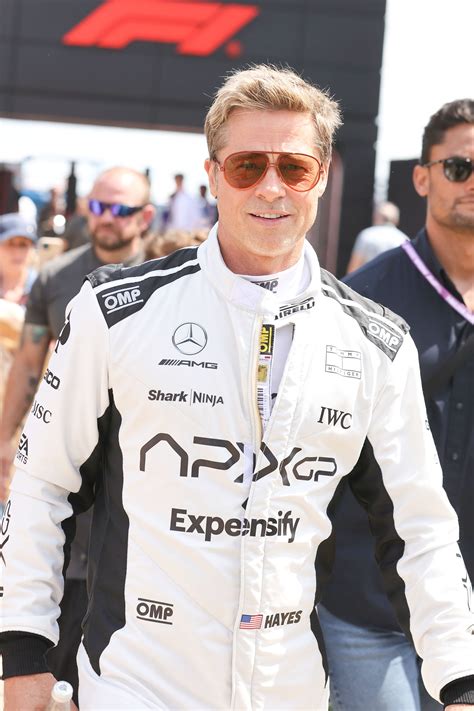 'Ageless' Brad Pitt suits up to film Formula 1 movie at British Grand Prix