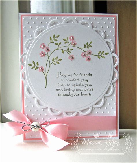 Rosemary Reflections: A Simple Sympathy Card