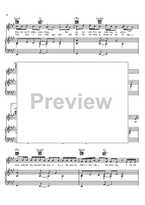 Fast Car" Sheet Music by Tracy Chapman for Piano/Vocal/Chords - Sheet ...