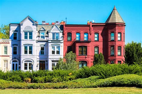 Rowhouses in Capitol Hill, Washington, DC