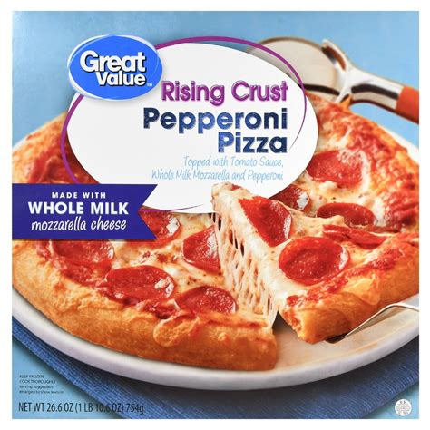 Great Value Rising Crust Pizza, Pepperoni, 26.6 oz - Walmart.com - Walmart.com