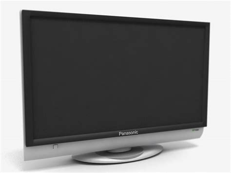 3d model panasonic plasma tv