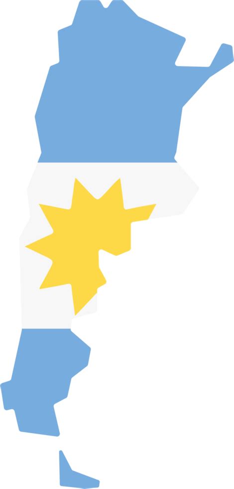 drawing of argentina flag map. 33266867 PNG