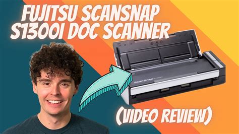 Fujitsu ScanSnap S1300i Portable Color Duplex Document Scanner (Review) - YouTube