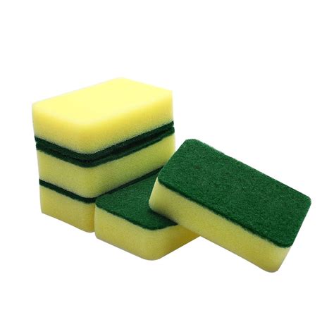 Double-side Multi-functional Cleaning Sponge Scrubber Pads Cleaning Tools 10pcs | Walmart Canada