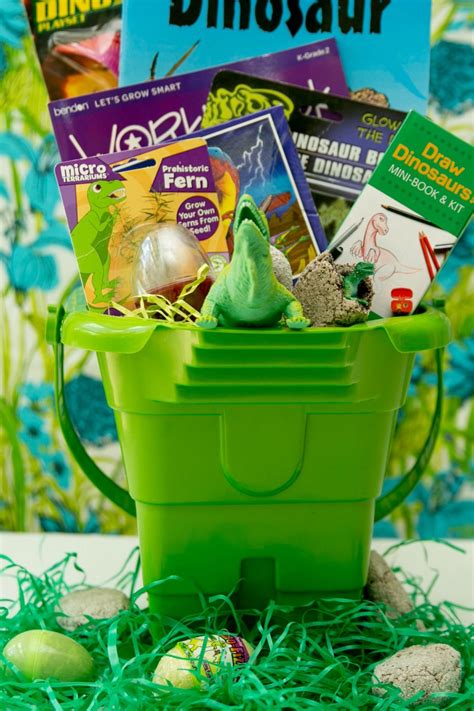 Dinosaur Themed Easter Basket Ideas Jennifer Perkins | Dinosaur easter ...