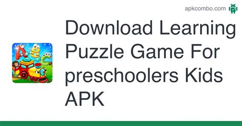 Learning Puzzle Game For preschoolers Kids APK (Android App) - Free Download