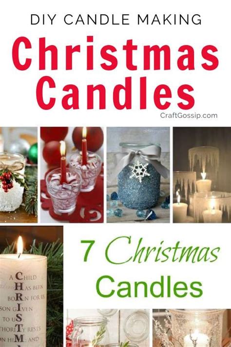 7 diy christmas candles you can make yourself – Artofit