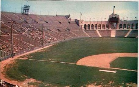 Los Angeles Coliseum - history, photos and more of the Los Angeles Dodgers former ballpark