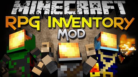 Minecraft Mods | RPG INVENTORY MOD - Classes, Jewelry, Weapons, and More!! - Mod Showcase - YouTube