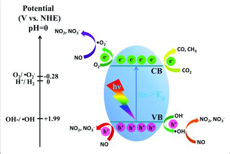 | Schematic illustration of the photocatalytic process over the g-C3N4/MS. | Download Scientific ...