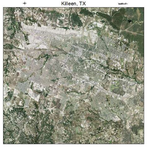 Aerial Photography Map of Killeen, TX Texas