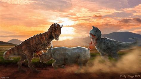 Primitive War: Carnotaurus hunt (Art by EmilyStepp) - Imgflip