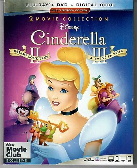 Cinderella 2 & 3 - Disney Movie Club Edition Blu-ray: Amazon.ca: DVD