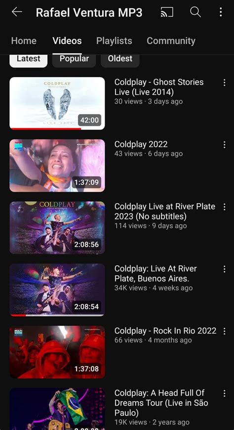 Coldplay live concerts on YT! : r/Coldplay