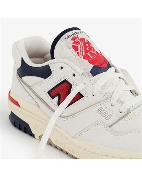 New Balance 550 Aime Leon Dore Navy Red in Black | Lyst