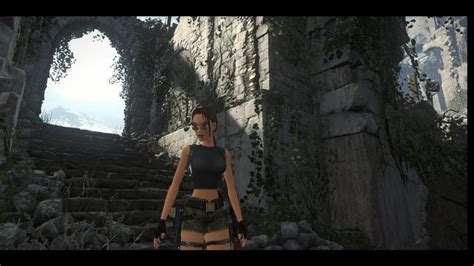 Rise of The Tomb Raider - Angel of Darkness Outfit gameplay - YouTube