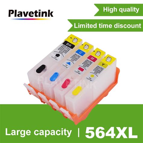 Plavetink 564 Refill Ink Cartridge for HP 564 For HP Photosmart 5510 ...