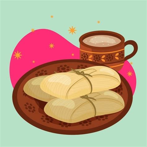 Tamales planos orgánicos ilustrados | Vector Gratis | Tamales, Tamales ...