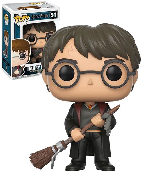 Funko POP! Harry Potter #51 - Harry Potter (With Firebolt Broom) - New, Mint Condition