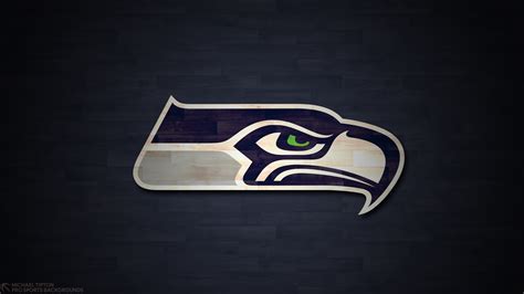 Seattle Seahawks Logo In Blue Background 4K HD Seattle Seahawks Wallpapers | HD Wallpapers | ID ...