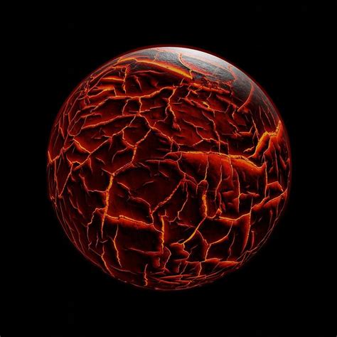 3D model Alien Lava Planet Sci-Fi Fantasy Scenery