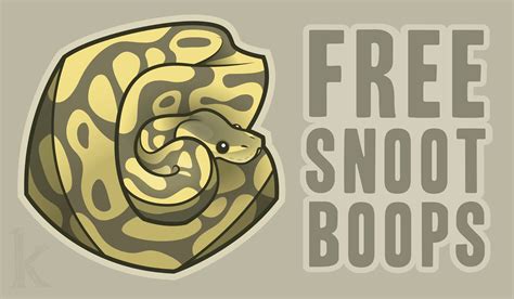 Free Snoot Boops by Karianne Hutchinson illustration vector illustrator Adobe art ball python ...