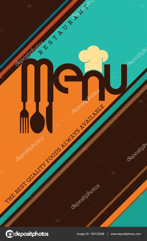 Restaurant menu card design. Stock Vector by ©arrtfoto 126125296