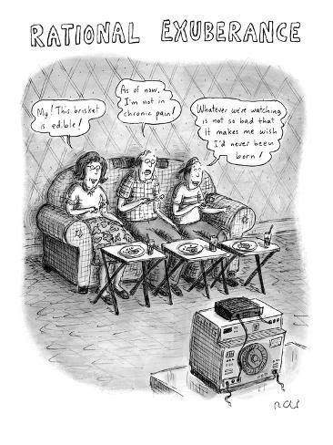 size: 12x9in Premium Giclee Print: "Rational Exuberance" - New Yorker Cartoon by Roz Chast ...