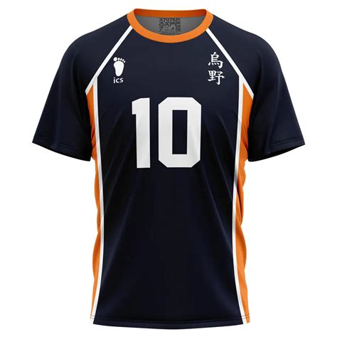 Team Karasuno Hinata #10 Haikyuu T-Shirt - Anime Ape