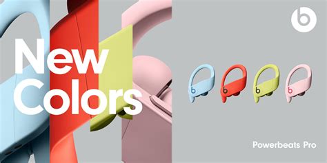 Powerbeats Pro Debut in Four New Colors: Spring Yellow, Cloud Pink ...