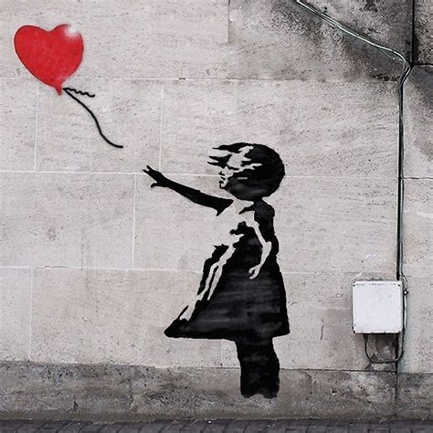 Banksy There Is Always Hope Balloon Girl Graffiti Street Art Wall Art | Banksy art, Street art ...