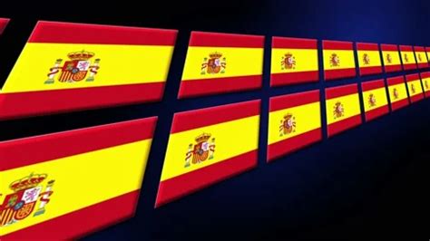 Spain Flag Animated Background 3d Animat... | Stock Video | Pond5