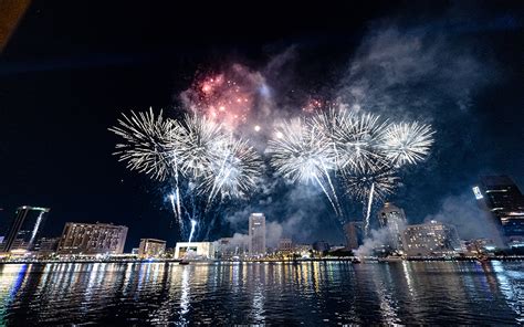 DUBAI SKYLINE LIGHTS UP WITH NEW YEAR’S FIREWORKS DURING DUBAI SHOPPING ...