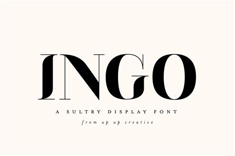 Ingo - Modern Serif Display Font - Design Cuts