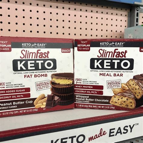 SlimFast Has A Keto-Friendly Snack Line