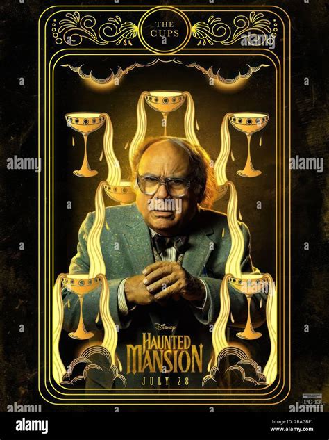 HAUNTED MANSION, US character poster, Danny DeVito, 2023. © Walt Disney ...