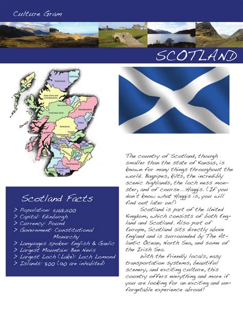 SCOTLAND Culture Gram