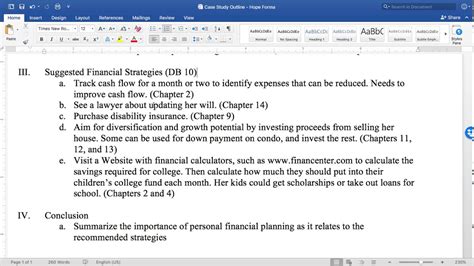 Example Case Study Outline Hope Forma - YouTube